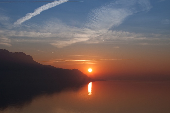 Coucher soleil Montreux - 008